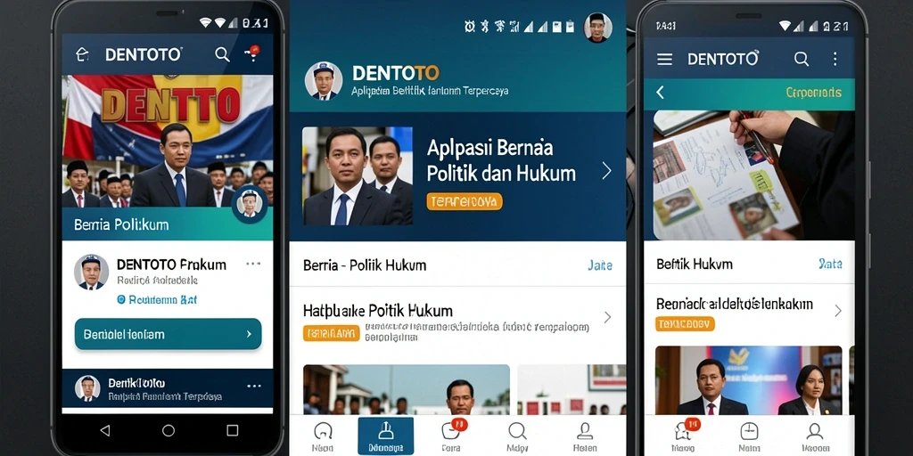 Tampilan antarmuka DENTOTO yang informatif dan menarik.