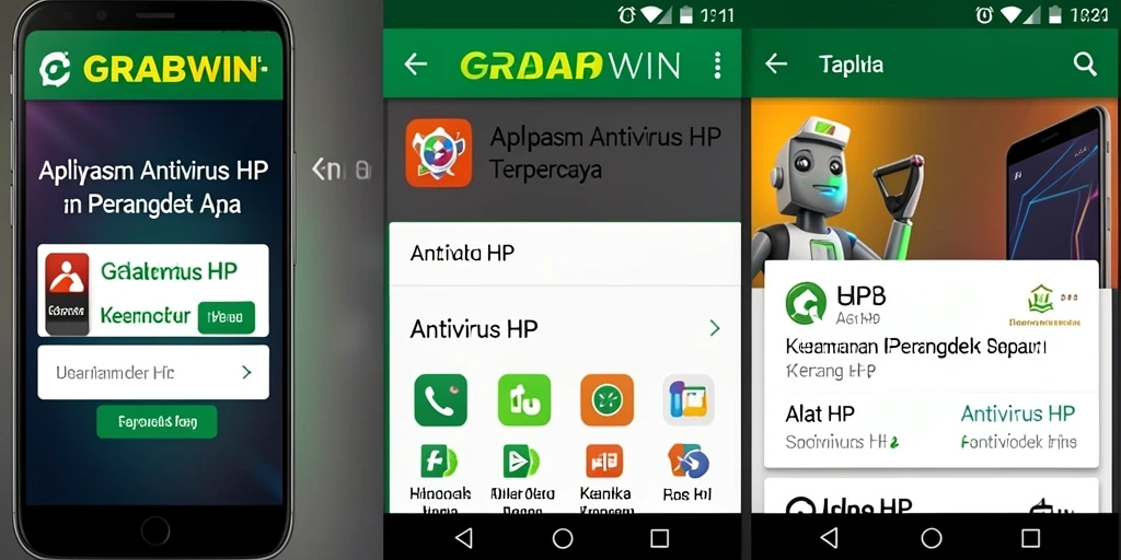 Antarmuka GRABWIN yang bersih dan mudah dinavigasi untuk pengguna.