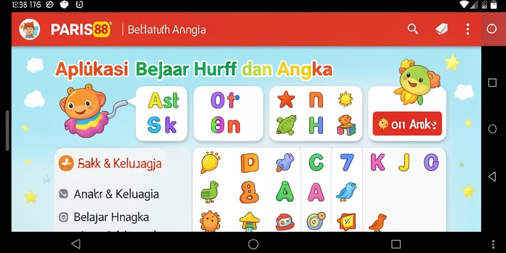 Tampilan antarmuka pengguna PARIS88 yang menarik dan fungsional.